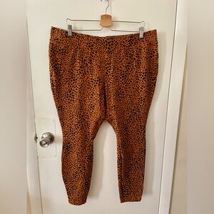Lands End Leopard Print Plus Size Legging